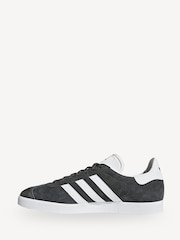 adidas Originals Charcoal Gazelle Trainers - Image 3 of 12