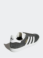 adidas Originals Charcoal Gazelle Trainers - Image 5 of 12