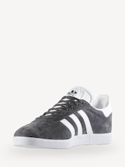 adidas Originals Charcoal Gazelle Trainers - Image 6 of 12