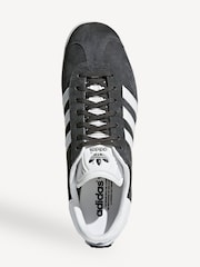 adidas Originals Charcoal Gazelle Trainers - Image 8 of 12