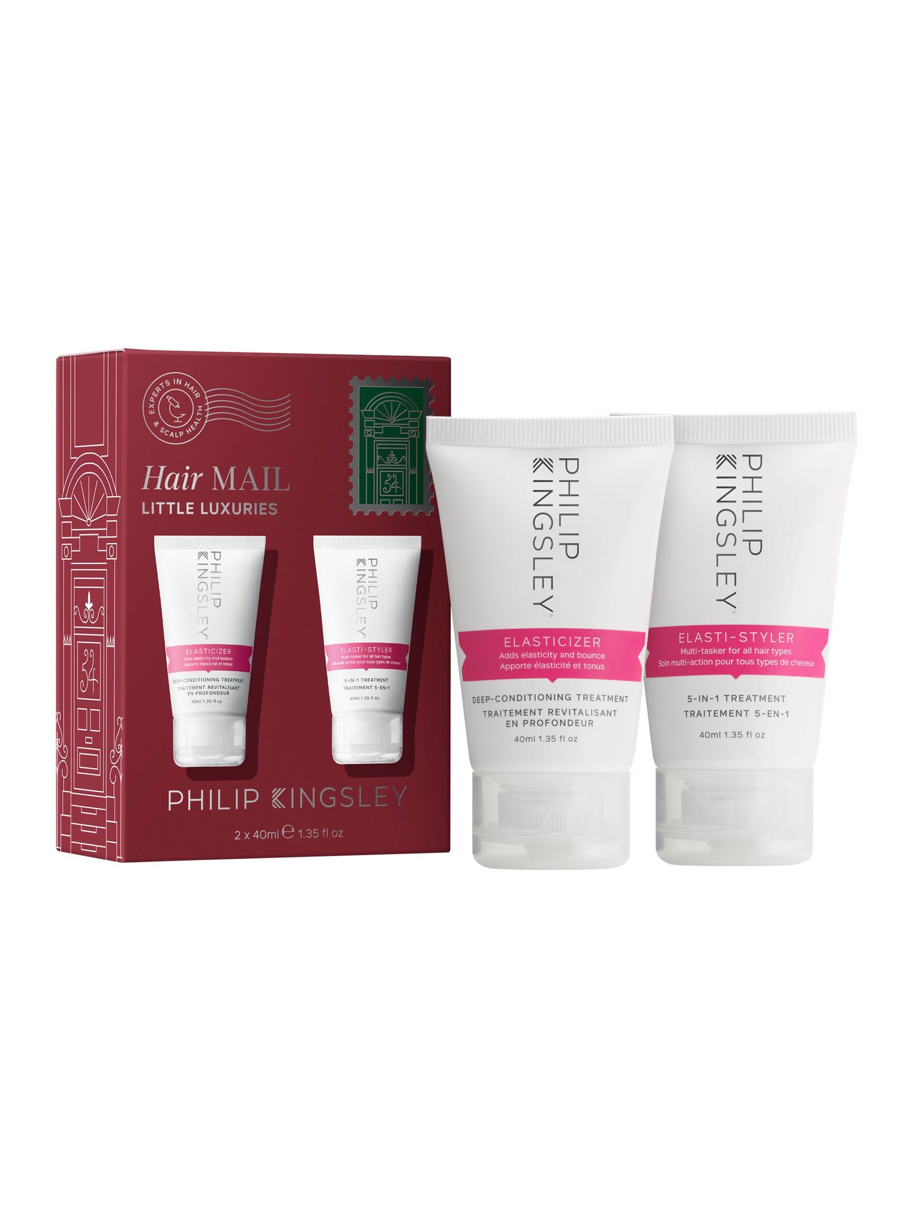 Philip Kingsley Unisex Cream Little Luxuries Christmas Gift Set (Worth £26)
