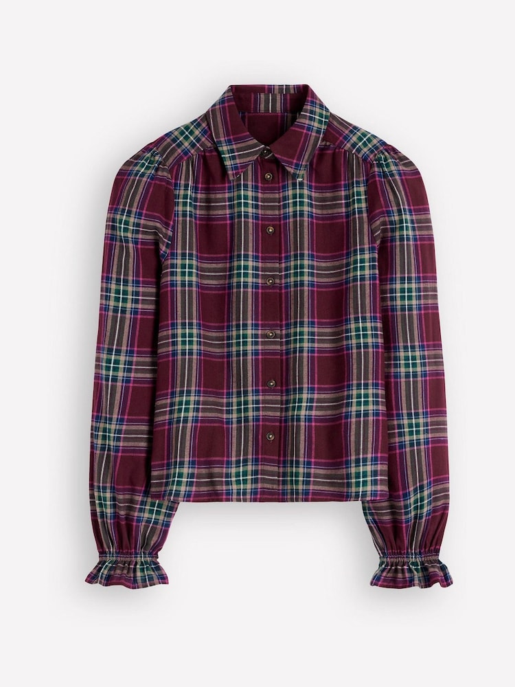 Boden Red Violet Cotton Top - Image 6 of 6 Boden Red Violet Cotton Top - Image 6 of 6