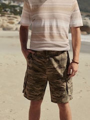 Camouflage - Cargo-Shorts aus 100 % Baumwolle - Image 1 of 8