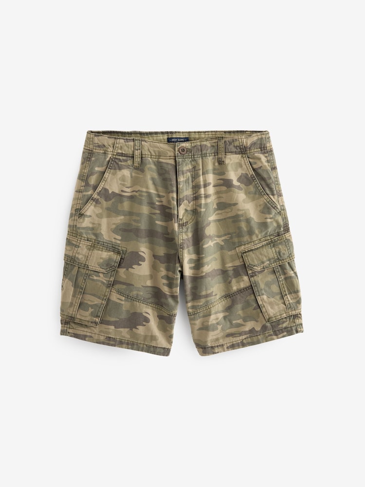 Camouflage - Cargo-Shorts aus 100 % Baumwolle - Image 5 of 8