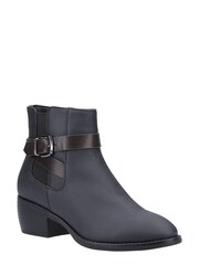Divaz Black Farrah Ankle Boots - Image 2 of 4
