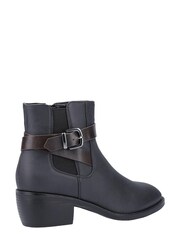 Divaz Black Farrah Ankle Boots - Image 3 of 4