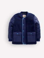 Boden Blue Borg Bomber Jacket - Image 1 of 5