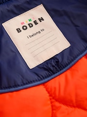 Boden Blue Borg Bomber Jacket - Image 3 of 5