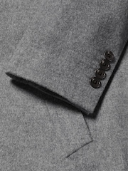 Charles Tyrwhitt Grey Pure Wool Overcoat - Image 5 of 6