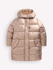 Boden Gold Longline Padded Coat - Image 4 of 8