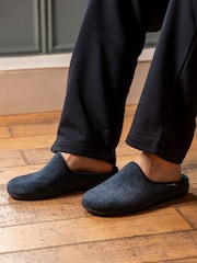 Lazy Dogz Blue Graham Mule Slippers - Image 1 of 5