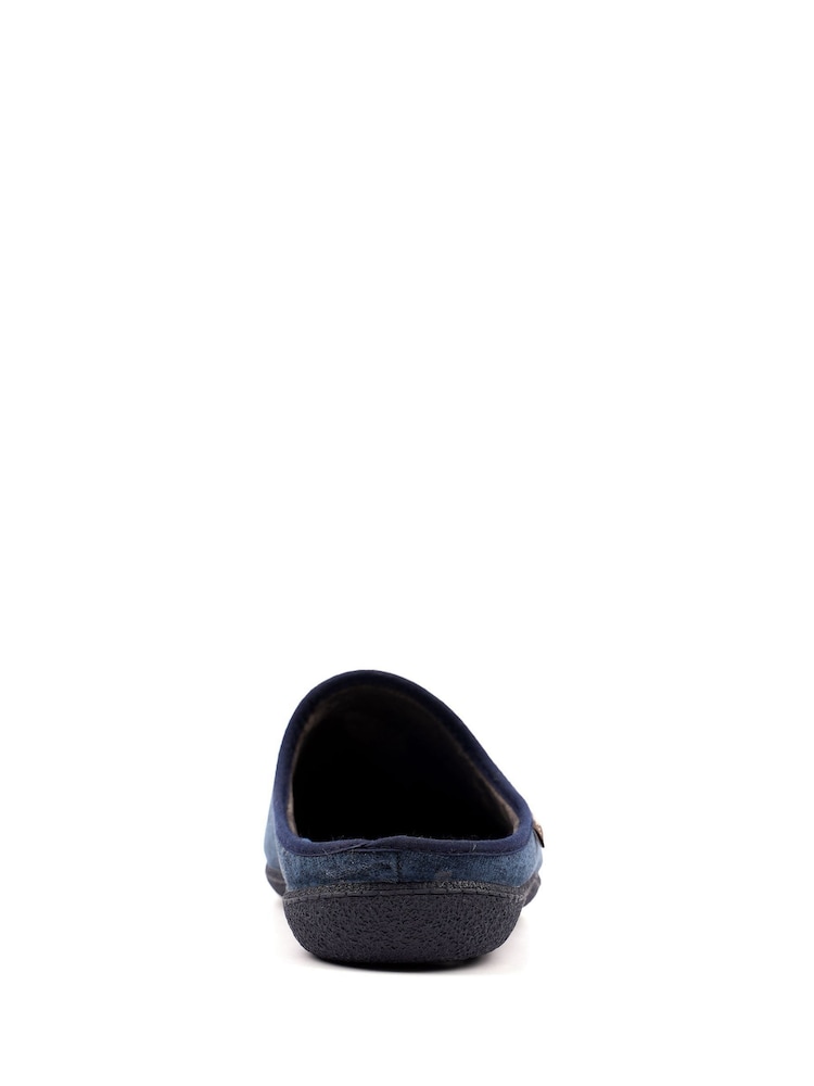 Lazy Dogz Blue Graham Mule Slippers - Image 5 of 5 Lazy Dogz Blue Graham Mule Slippers - Image 5 of 5