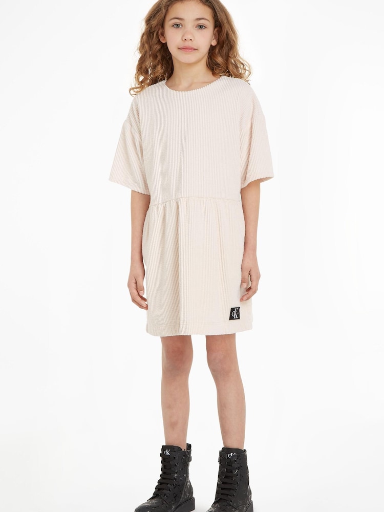 Calvin Klein Kids Pink Soft Sleeve Dress - Image 1 of 5