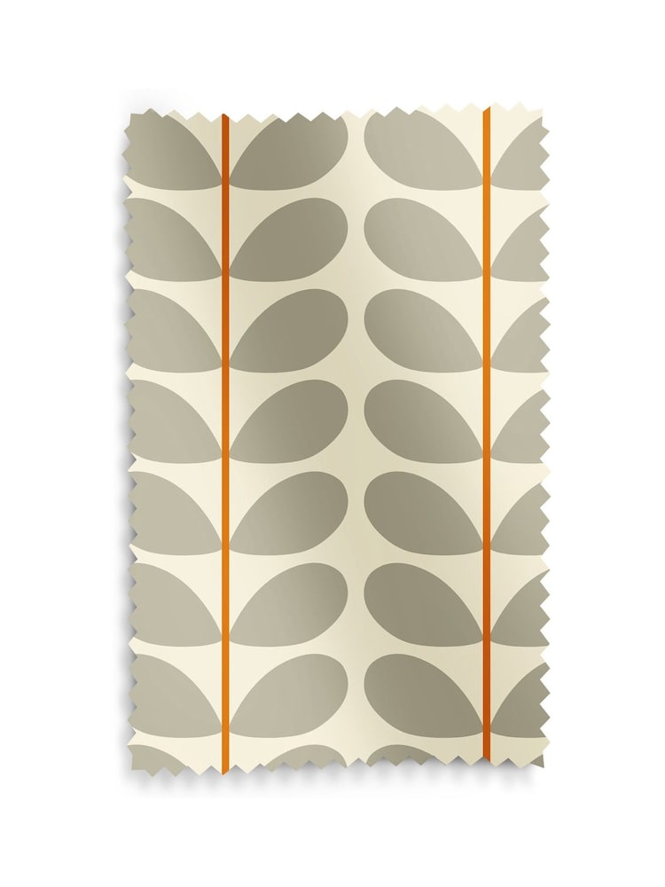 Orla Kiely Grey 100% Cotton Two Colour Stem Made To Measure Roman Blind - Image 6 of 6