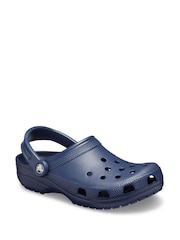 Crocs Navy Adults Classic Clogs - Image 2 of 8