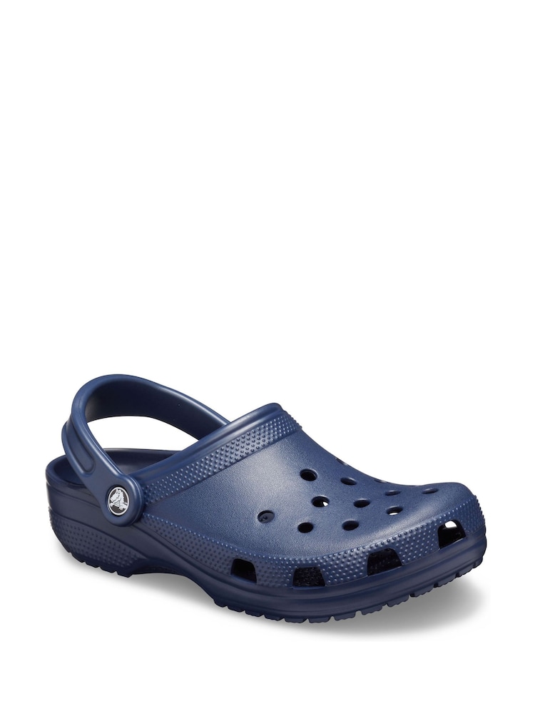 Crocs Navy Adults Classic Clogs - Image 2 of 8
