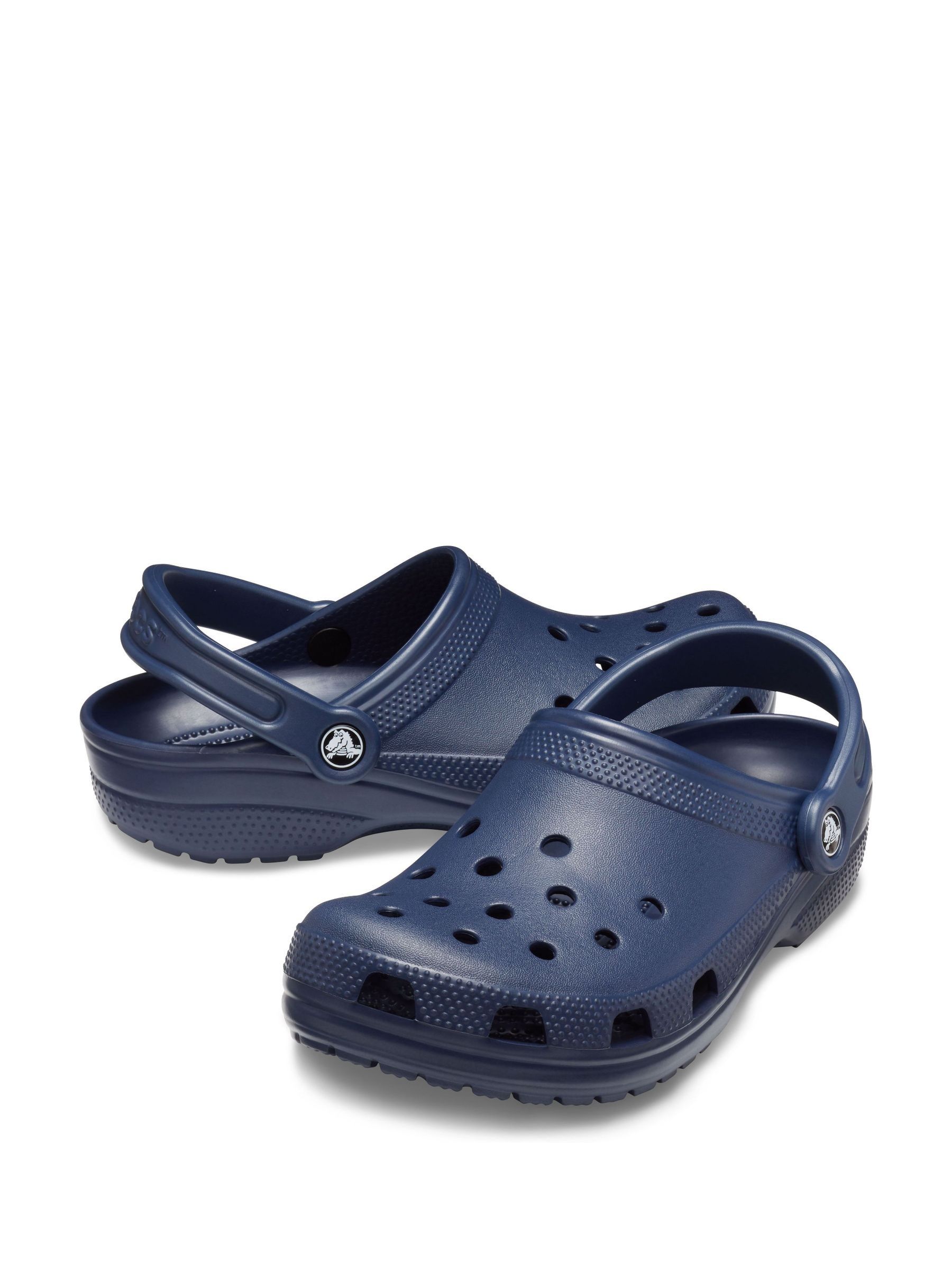 Navy crocs discount