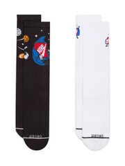 Nike Natural Dri-FIT Everyday Plus Boxy Wizard Cushioned Crew Socks 2 Pairs - Image 2 of 4