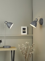 Dar Lighting Grey Frederick Table Lamp - Image 4 of 4
