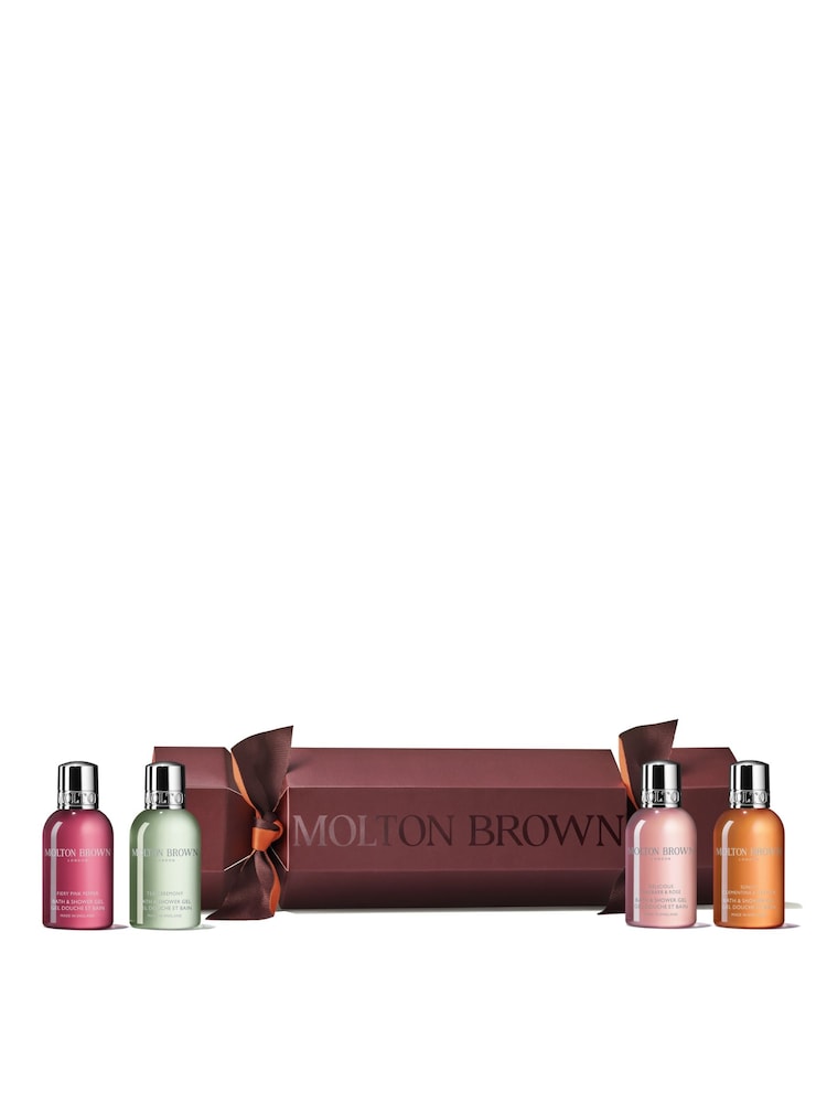 Molton Brown The Woody Citrus Christmas Cracker Bath & Body Gift Set (Worth £22) - Image 1 of 3