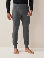 Black/Grey 2 Pack Lightweight Thermal Long Johns - Image 2 of 10
