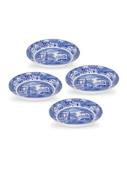 Set of 4 Blue Spode Italian Pasta Bowls - Image 2 of 2