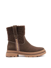 Lunar Brown Dawn Ankle Boots - Image 3 of 5