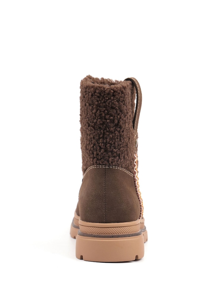 Lunar Brown Dawn Ankle Boots - Image 5 of 5