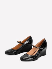 Boden Black Wedge Mary Janes - Image 4 of 6