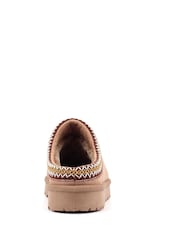 Lunar Brown Nepal Mink Slippers - Image 6 of 6