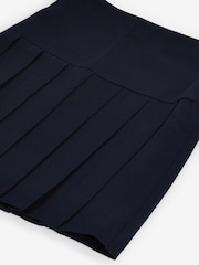 Navy Blue Longer Length Regular Waist Pleated School Skirts 2 Pack (3-16yrs) - Image 5 of 5