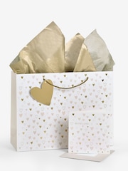 Natural Hearts Gift Bag and Card Set - Image 3 of 3