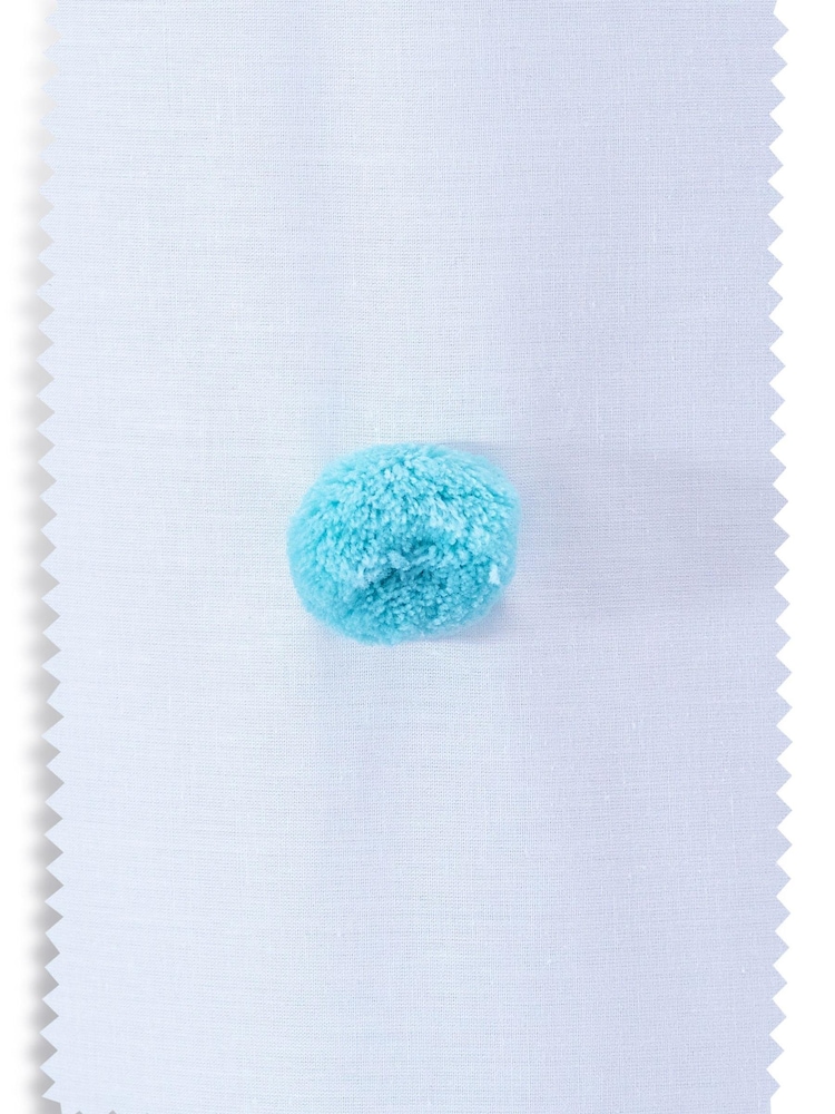 Multi Pom Pom Eyelet Blackout Curtains - Image 5 of 5