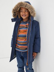 FatFace Blue Waterproof Coat - Image 1 of 4