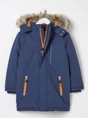FatFace Blue Waterproof Coat - Image 4 of 4