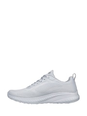 Skechers Light Grey Bobs Squad Chaos Prism Bold Trainers - Image 1 of 4