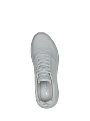 Skechers Light Grey Bobs Squad Chaos Prism Bold Trainers - Image 3 of 4