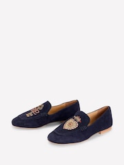 Boden Blue Dinah Embellished Loafers - Image 4 of 5
