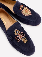 Boden Blue Dinah Embellished Loafers - Image 5 of 5