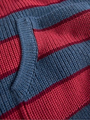 Boden Red Knitted Hoodie - Image 3 of 3