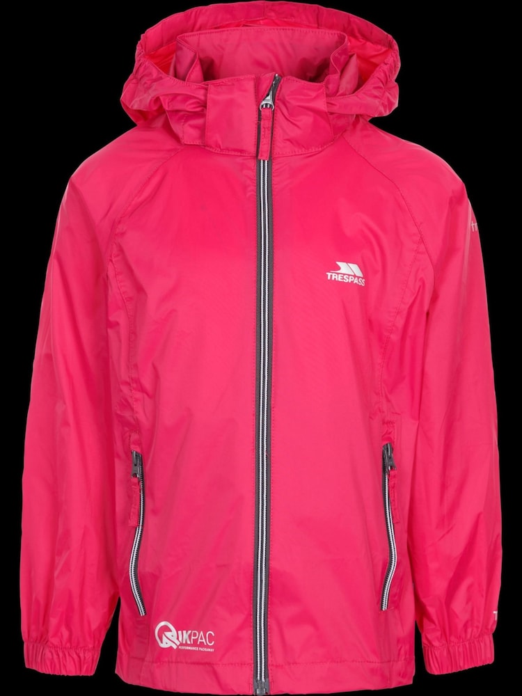 Trespass Red Qikpac X Packable Waterproof Jacket - Image 4 of 4 Trespass Red Qikpac X Packable Waterproof Jacket - Image 4 of 4