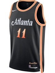 Nike Black Atlanta Hawks City Edition Swingman Jersey 22 - Trae Young Unisex - Image 2 of 3