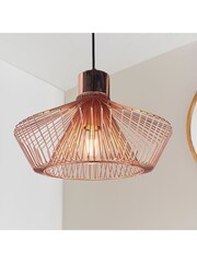 Gallery Home Copper Lizzo Ceiling Light Pendant - Image 2 of 8