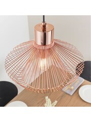 Gallery Home Copper Lizzo Ceiling Light Pendant - Image 3 of 8