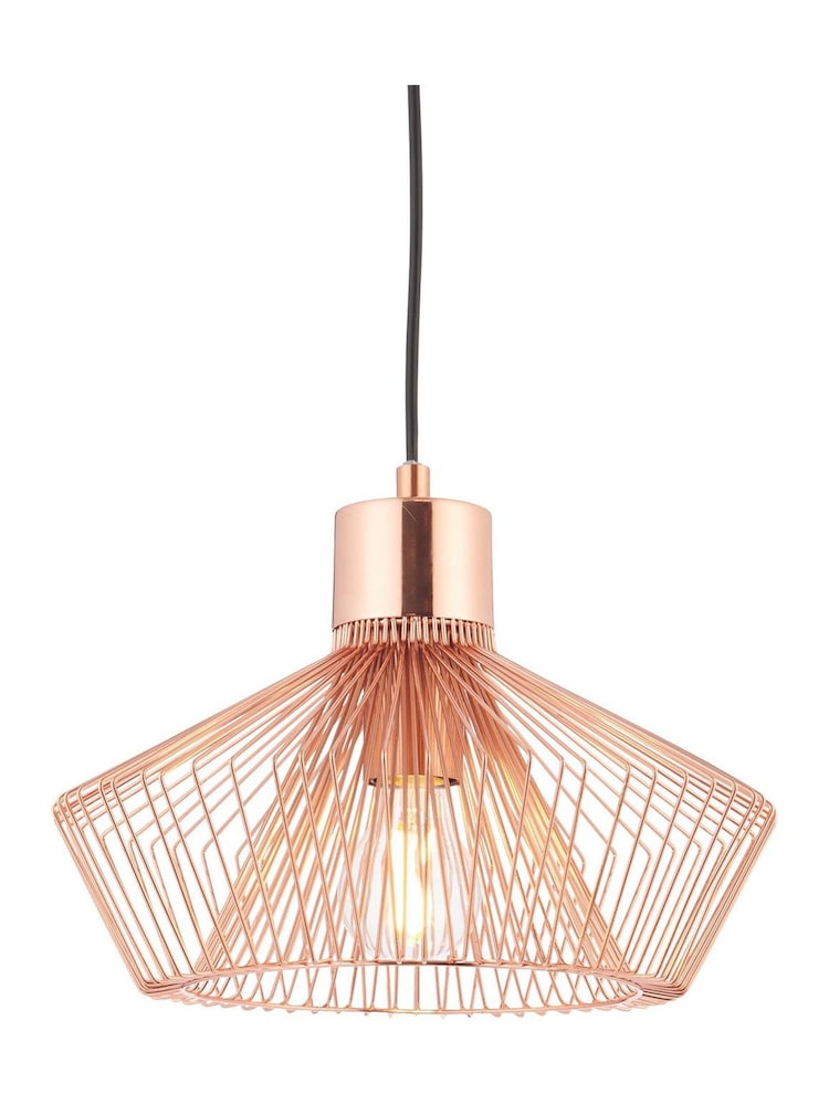 Gallery Home Copper Lizzo Ceiling Light Pendant - Image 8 of 8