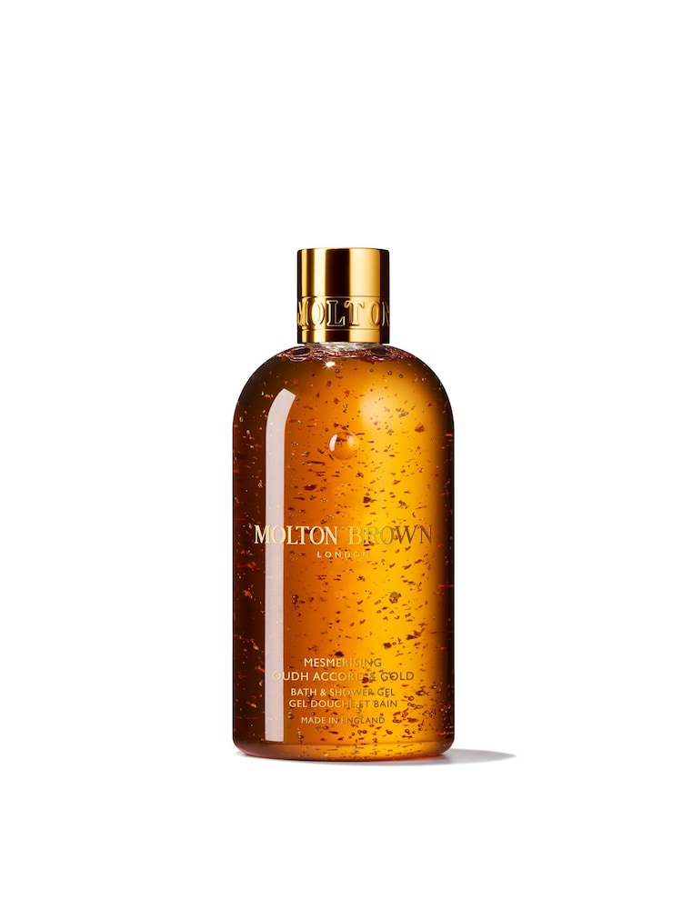 Molton Brown Mesmerising Oudh & Gold 300ml Bath & Shower Gel - Image 1 of 3
