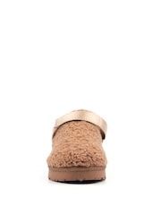 Lunar Natural Naples Mink Adjustable Strap Slippers - Image 3 of 4
