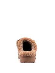 Lunar Natural Naples Mink Adjustable Strap Slippers - Image 4 of 4