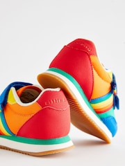 Little Bird by Jools Oliver Multi Bright Younger Colourful Rainbow Retro Runner Trainers - Image 3 of 6