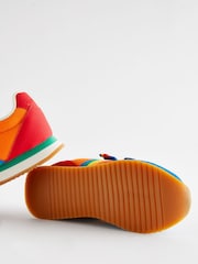 Little Bird by Jools Oliver Multi Bright Younger Colourful Rainbow Retro Runner Trainers - Image 6 of 6
